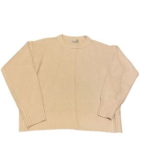 Becool Tan Knitted Casual Fall Sweater M/L Women’s EUC